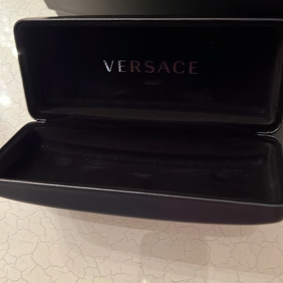 NWB CASE VERSACE Medium Black Sunglasses/Eyeglasses - Picture 3 of 6